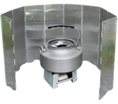 8/9/10 Plates Gas Stove Wind Shield Outdoor Camping Picnic Cooking Burner Windproof Screen Aluminum Alloy Wind Screen