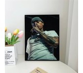 1pc Singer Central C-Cee Self-adhesive Art Poster Waterproof Paper Sticker Coffee House Bar Room Wall Decor