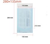 200pcs/bag Self-sealing Sterilization Pouches Bags 5 Sizes S/M/L/XL/2XL Medical-grade Bag Disposable Nail Art Tattoo Accessories