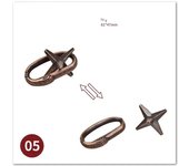 Metal Puzzle Brain Teasers Grow the Intellect Box Unwrapped Toys For Kids Adults Fidget For Logica Games