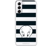 Funda original compatible con Samsung Galaxy S21 Plus - S30 Plus - Piolin Franjas Negras
