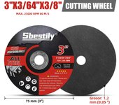 5-10pcs 75mm Metal Cutting Disc Mini Cut Off Wheel 3 Inch Resin Saw Blade Metal Wood Stainless Steel Cutting For Angle Grinder