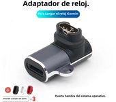 Type C/Micro USB/IOS to Charging Cable Adapter For Garmin Fenix 7 7x 6x 5 Vivoactive 4 Forerunner 955 935 Charger Converter Plug
