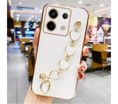 Wrist Strap Plating Phone Case for POCO M6 Pro X6 Pro X6 F5 Pro X5 Pro M5 X4 GT F4 X4 Pro M4 Pro POCO C65 C55 Protection Cover
