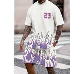 2024 New Fashion 3D Printed Men's Suit Oversized Clothing Short Sleeve Shorts Suit Men's Sportswear Summer Casual Suit