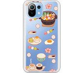 Funda original compatible con Xiaomi Mi 11 Lite - Patron comida asiatica