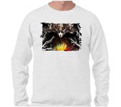 MERCHANDMANIA SUDADERA Oscuro Oculto Fantasía Gótico Brujería ritual sweatshirt brujas sobrenatural magos
