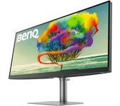 BenQ PD3420Q Monitor de diseñador AQCOLOR Technology, 34 inch, 21:9 Ultrawide, WQHD 1440P, P3 Wide Color, USB-C 65W