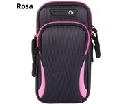 Estuche De Teléfono Móvil Universal Para Deporte Armband Ajustable Para Correr Compatible Con iPhone Xiaomi Huawei Hasta 6.5" 7.2" Resistente Al Agua Portátil Para Mano