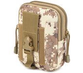 Riñonera táctica militar para colgar en la cintura, para deportes al aire libre, con cinturón táctico, monedero, para teléfono móvil de 5,6 pulgadas