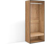 Skraut Home - Vestidor abierto sin puerta para ropa - zapatos y complementos - medidas totales 60x35x145 cm - Dormitorio - habitación - Armario - perchero - Estilo Moderno - Varios colores disponibles