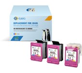 Pack 3 Cartuchos De Tinta Reciclada Hp 304 Xl Tricolor N9K07Ae/N9K05Ae