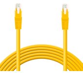 Ociodual Cable Ethernet Cat.6 de 1.0 M Cable de Red UTP AWG24 Amarillo 1Gbps 250MHz con Conector RJ45, Compatible con PC PS5 PS4 XBOX X/S TV BOX ROUTER Servidor NAS Cat.5 y Cat.5e