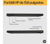 Portátil HP 15-FC0112NS Ryzen 7 7730U- 8GB- 512GB SSD- 15.6'- Sin Sistema Operativo