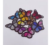 12pcs Cute Embroideried Iron On Patches Daisy Sunflower Bee Butterfly Animal Patch Applique Repair For Jeans Hats Bags Clothing