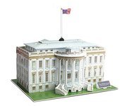DAM. Puzle 3D de cartón de la Casa Blanca en Washington D.C. 35 piezas. 22x19x21cm.