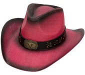 Sombrero para el sol para Viajes al aire libre de Primavera y Verano, Sombrero de paja de Vaquero Occidental, Sombrero de paja a mano