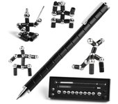 Bolígrafo magnético de metal con descompresión, bolígrafo con imán multifuncional para escribir, regalo para niños o amigos