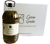 Aceite de oliva Virgen Extra  Cerro gordo  , 3 garrafas de 5 litros, Natural