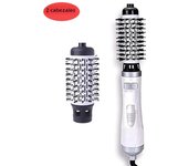 Automatic Hot Air 2 In 1 Ceramic Heating Protection Rotating One Step Hairdressing Salon Hair Dryer Brush