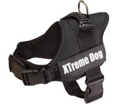 Arnés Xtreme Dog Negro para perros pequeños - Talla:XS/44-57cm