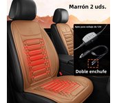 1/2pcs Winter Heated Car Seat Cover 12V Heating Warmer Car Seat Cushion Auto Universal Car Seat Protector Cloak Cover Pads Set