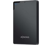 Caja Externa para Disco Duro de 2.5' Aisens ASE-2520B/ USB 3.1/ Sin tornillos