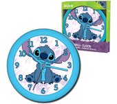 Reloj Stitch de Lilo & Stitch Disney 24cm Reloj De Pared para Niños y Niñas, Reloj Analógico Infantil, Regalo Cumpleaños, Navidad, Reyes