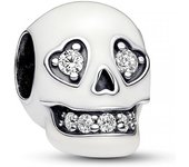 Pandora - Charm Calavera Brillante que Brilla en la Oscuridad 792811C01