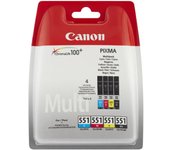 Multipack canon cli - 551 c - m - y - bk -  Recíbelo en 2-3 días laborables