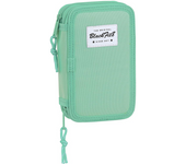 Plumier Doble Pqño 28 Pcs Blackfit8 Turquesa (Safta 442050854)
