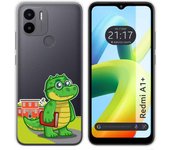 Funda Silicona Transparente para Xiaomi Redmi A1 Plus diseño Coco Dibujos