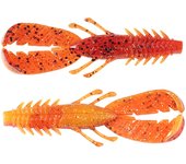 SUNMILESUNMILE 8pcs 75mm2.95inch Craw Baits Floating Shrimp Softbait Soft Lure Wobbler Bass Baits Artificial Pesca