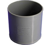 Hidrotecnoagua Manguito Evacuacion Hembra-Hembra PVC 160mmØ: Manguito de evacuación Hidrotecnoagua hembra-hembra de PVC, 160mm de diámetro.