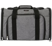 Bolso TRANSPORTIN para Perros Wouapy Camping Bag Gris - Transporte Seguro y Cómodo