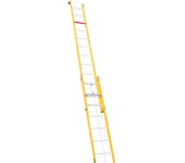 Escalera extensible a cuerda Modelo F9217C 17 Peldaños Altura Plegada 4960 mm Altura desplegada 8880 mm Ancho 450mm Peso 38 kg
