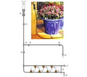 JARDIN202 - Kit de Riego Madrid 15 Macetas