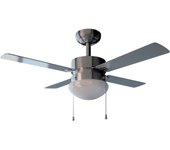 Ventilador de techo Cecotec EnergySilence Aero 450 50W 4 aspas reversibles blanco/gris