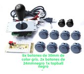Copy SANWA Game Machine Arcade Console DIY Kit 8 Way Joystick Push Buttons For PC Raspberry Pi Zero Delay USB Board Controller