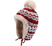 Gorro de invierno cálido con bufanda a prueba de viento para mujer, gorro de punto con bufanda, gorro con orejeras para mujer, gorro a prueba de viento, gorro suave con orejeras, gorro de punto, gorro de esquí