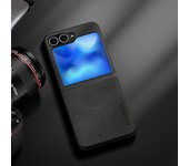 Case for Samsung Galaxy Z Flip 6 5 4 3 Design Simple, Lightweight, Durable Leather wood grain cover for Samsung Galaxy Z Flip6