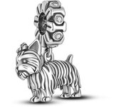 Silver Plated Rainbow Sunflower Beads Animal Elephant Pendant Charms Fit Original Bracelet For Women