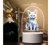 cat Usb Atmosphere Table Lamp Rgb Night Lights Led Mange Avatar Room Decor Gift Rgb Night Lights Led