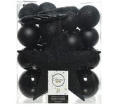 Caja de Accesorios para árbol Negro EDM 72211 - Decora Tu árbol de Navidad