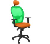 Silla de Oficina Ergonómica Piqueras Y Crespo con Malla Transpirable y Cabecero Fijo