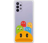 Funda compatible con Samsung Galaxy A32 5G - Comecocos y Fantasmas de Frente