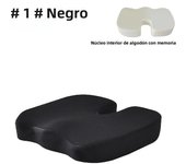 Cojín De Soporte Para Coccyx De Espuma De Memoria En Forma De U Para Silla Almohada De Masaje Ortopédico Para Coche Y Oficina