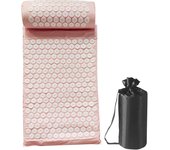 Acupressure Pillow With Storage Bag For Neck Back Foot Massage Pads Acupressure Mat Pillow Set Improves Bloods Circulation Mat