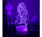 3d Night Light Singer Olivia Rodrigo Gift for Fans Bedroom Decor Table Lamp Celebrity Memorial Dropshiipng