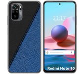 Tumundosmartphone Funda Gel Tpu para Xiaomi Redmi Note 10 / 10S diseño Cuero 02 Dibujos